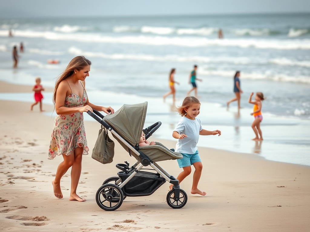 preventiemedicala.ro | Utilizarea stroller-ului la plajă: sfaturi și trucuri